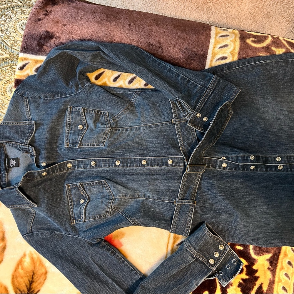 Women's Denim Shirt Dress